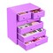 Sorbus Acrylic Makeup Organizer - Organization and Storage Case for Cosmetics, Skin Care, Make Up, & Jewelry with 4 Large, 2 Small Drawers